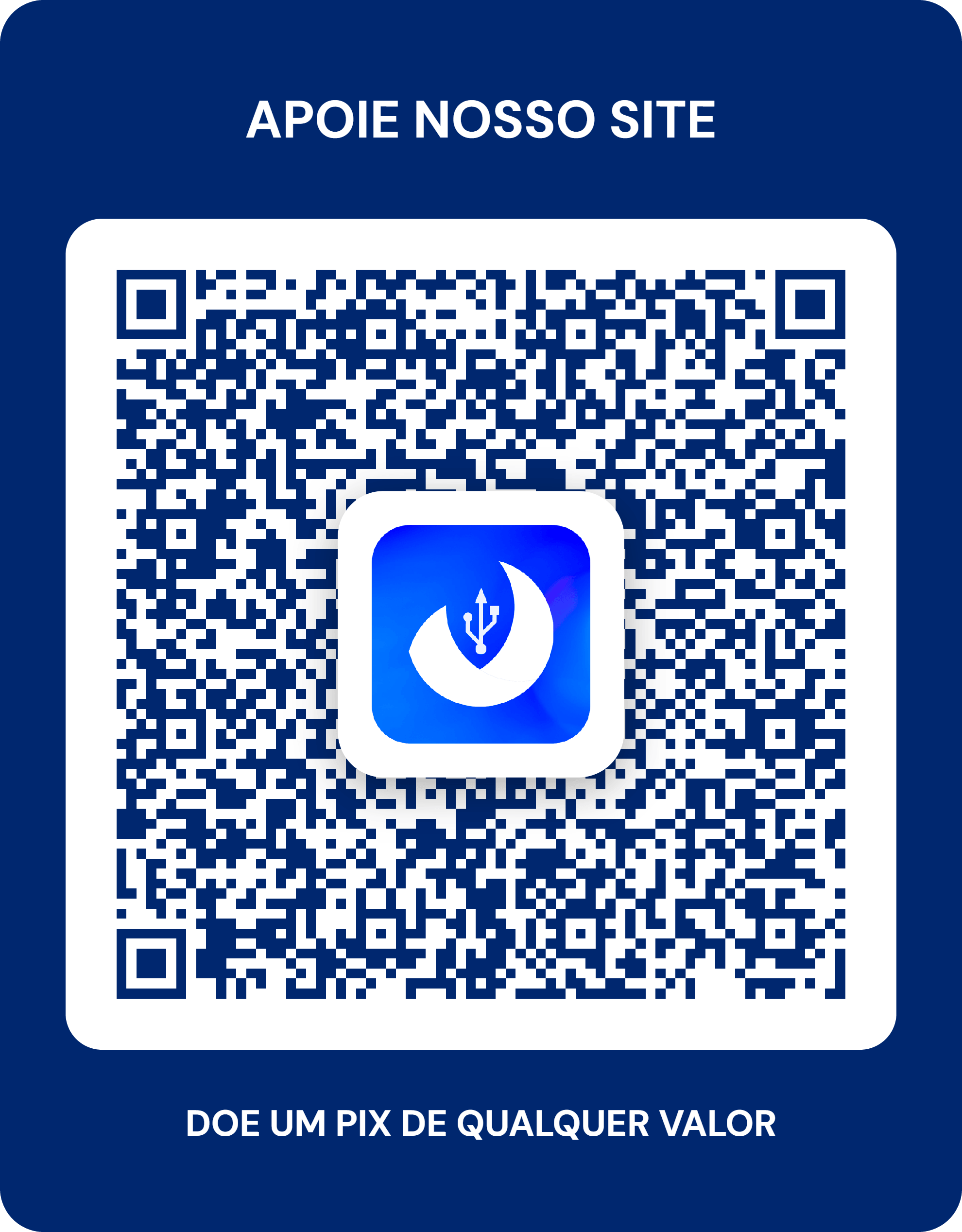 QR Code Pix para doação - Apoie o site TECHZIL